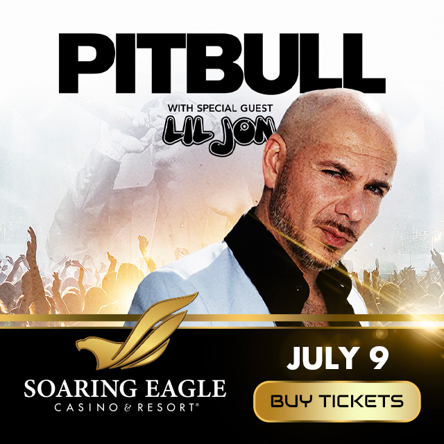 Pitbull at Soaring Eagle Casino & Resort 102.5 WIOG WIOGFM